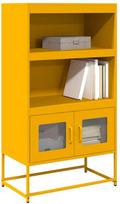 Highboard Garstyčių geltona 68x39x123 cm Plienas