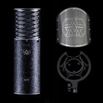 Mikrofon Aston Microphones Aston Microphones Spirit Black Bundle Mikrofon pojemnościowy + pop filtr | 000-F7Z00-00010 | 5060458750761