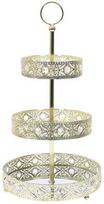 Bikuvalt Padėklas metalinis 3 aukštų aukso sp. 25x46,5x25 cm Home Deco KA0112