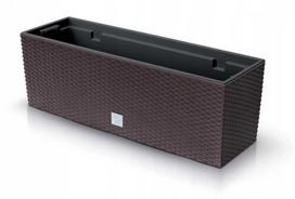 Lauko plastikinis vazonas RATO CASE, rudos sp., 18 x 58 x 20 cm