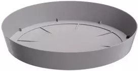 Plastikinė lėkštelė LOFLY, tamsiai pilkos sp., 12.5 cm