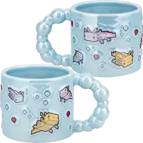 Gertuvė Paladone Minecraft - Axolotl Bubble Shaped Mug puodelis | 400 ml