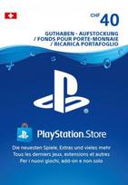 Playstation Network Card 40 CHF (CH) PSN Key SWITZERLAND