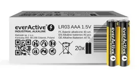 Šarminės baterijos AAA / LR03 everActive Industrial - 40 vnt.