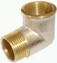 Chromuota alkūnė 2808 F3/4xM3/4 v/iš.