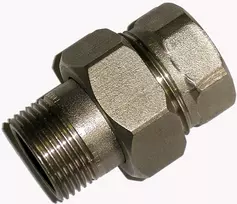 Išardoma tiesi jungtis chromuota MF64 M1 1/4xF1 1/4 sr. v./iš.
