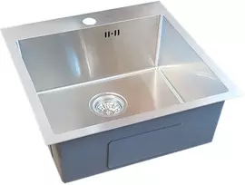 Nerūdijančio plieno plautuvė D5151H SATIN su sifonu