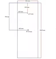 Dušo kabinos galinis stiklas juodas veidrodinis 841x1825 mm 5.32