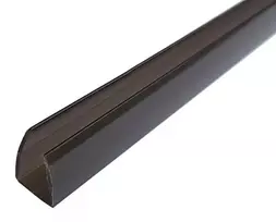 Profilis šiltnamiams 2.1m 16mm bronza-pilkas