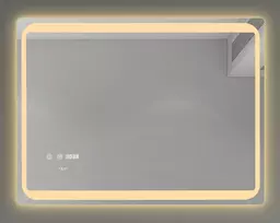 Veidrodis 45630 LED išmanus su funkcija nuo rasojimo, laikrodžiu ir termometru