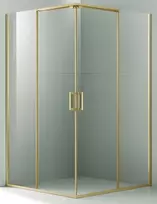 Dušo kabina AW1142 100x100 GOLD skaidri be pado
