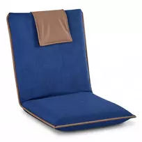 Sulankstoma grindų kėdė su atlošu