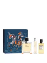 Set Hermes: Terre d'Hermes, Eau De Parfum, For Men, 75 ml + Terre d'Hermes, Eau De Parfum, For Men, 15 ml + Terre d'Hermes, Dušo želė, For All Skin Types, 40 ml