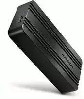 AXAGON EEM2-40G M.2-Gehäuse, USB4, 40Gbit/s, NVMe, Aliuminio - juodas