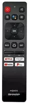 Sharp Aquos SHW/RMC/0138N Original TV Remote Voice Function NETFLIX / YOUTUBE / PRIME VIDEO