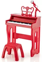 37 klavišų pianinas Juoda / Raudona