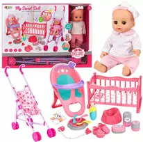 Lean Toys Interaktyvi lėlė 30 cm