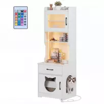 Katės kraiko spintelė balta