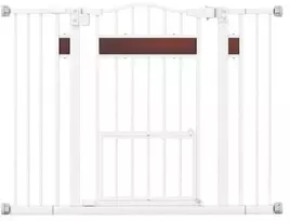Gyvūnų varteliai 74–104 cm baltos spalvos