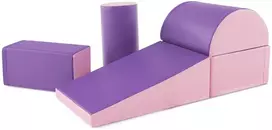 Vaikų laipiojimo ir ropimo rinkinys violetinis 5 vnt.