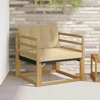 Lauko sofos komplektas Kietasis akacijos medis ir Textilene