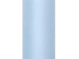 Mėlynas tiulis dekoravimui, 15 cm x 9 m