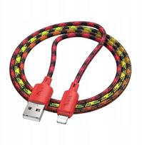 Hoco X116 Usb-a į Lightning laidas, 2.4a, 1m, gradientinis raudonas