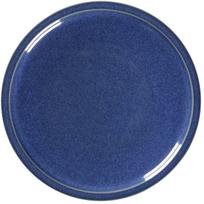 Rakstone plokščias lėkštė 16 cm kobalto