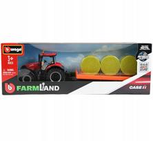 Traktorius Bburago Case Ih Optum 300 Cvx su priekaba