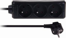 Libox prailgintuvas 3 lizdai, 1.5m, juodas, Ip20