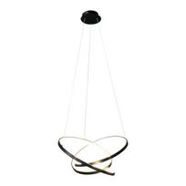 Milagro Empoli juodas Led pakabinamas šviestuvas 55w 4000k 60cm