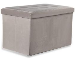 Sulankstomas pufas XL, 60x38x38 cm, smėlio