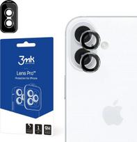 3mk objektyvo apsaugos su žaliu rėmeliu, iPhone 16 / 16 Plus