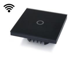 Lietuviškas lietimui jautrus stiklinis šviesos jungiklis Wifi Tuya Smart