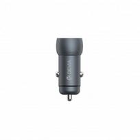 Automobilinis įkroviklis 48w Usb-c Pd 30w + Usb 18w aliuminio Led