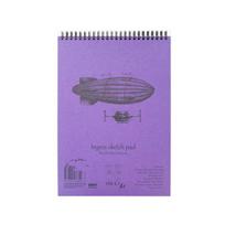 Bloknotas eskizams SMLT Authentic A5, 25 lapų, popierius baltas 130gsm, kieta nugarėle ir spirale