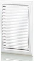 Baltas ventiliacijos grotelių rėmas 172 x 247mm su tinkleliu
