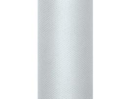Dekoratyvinis tiulis pilkas, 15 cm x 9 m, rulonėlis