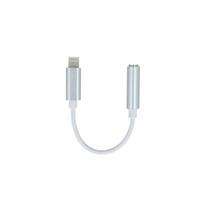 „Setty“ 3,5 mm lizdo į „Lightning“ garso adapteris – baltas, Juoda