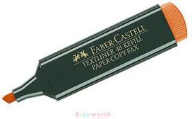 Žymeklis Faber-castell Text48, oranžinis, 10 vnt.