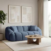 Dvivietė sofa Octavio, tamsiai mėlyna