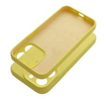Silikoninis dėklas 2mm Iphone 15 Pro Max, geltonas