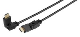 Hdmi 4k kabel su Ethernet, 1.5m, pasukami jungtys