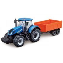 Traktorius New Holland T7.315 su priekaba Bburago