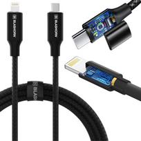 Blashorn Usb-c į Apple Lightning laidas, 1.8m, juodas