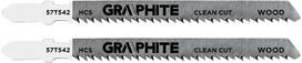 Graphite Hcs pjūklų geležtė, 10 Tpi, T tipo rankena, 2 vnt.