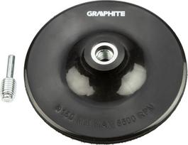 Lanksti šlifavimo diskas su Velcro 150 mm M14, Graphite
