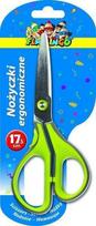 Metalinės ergonominės žirklės 17,5 cm profiliuoto nerūdijančio plieno, 17,5 cm