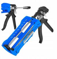 Geko dvigubas kasetės hermetikas G00659, 245 mm, dviguba konstrukcija, krumpliaračio mechanizmas, aukštos klampumo medžiagoms