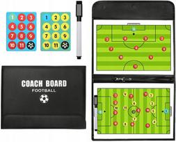 Taktinė futbolo lenta treneriams su žymekliu ir magnetais